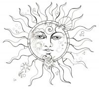 Solar Eclipse Face
